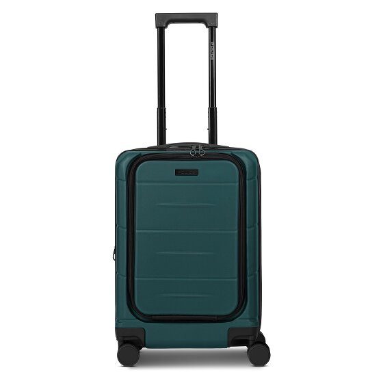 Police London 4 ruedas Trolley de cabina 55 cm Compartimento para laptop Con fuelle expandible