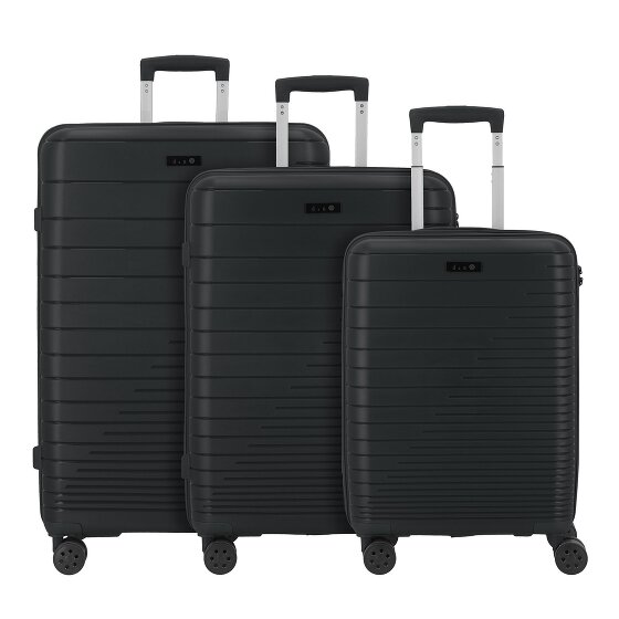 d&n Travel Line 4600 4 ruedas Juego de maletas 3 piezas