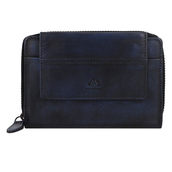Greenburry Destressed Cartera Protección RFID Piel 13.5 cm