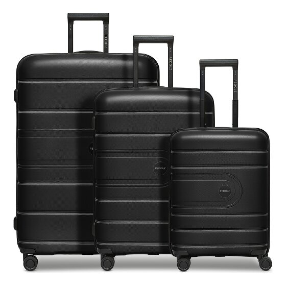 Redolz Essentials 11 4 ruedas Juego de maletas 3 piezas con pliegue de expansión
