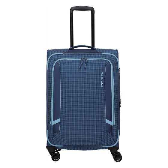 Travelite Corsiica 4 ruedas Carrito M 67 cm con pliegue de expansión