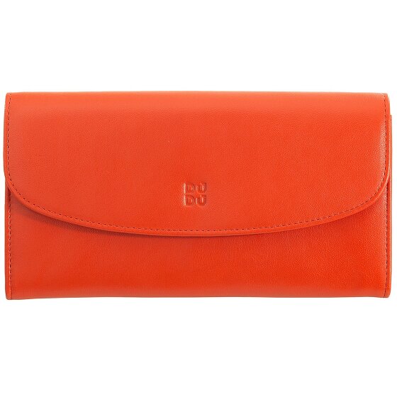 DuDu Cartera Gandia colorida de cuero RFID 19 cm