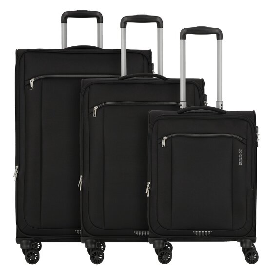 American Tourister Avantour 4 ruedas Juego de maletas 3 piezas con pliegue de expansión
