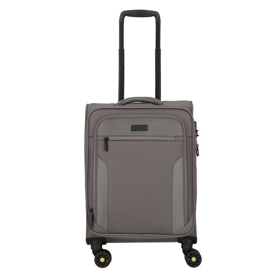 d&n Travel Line 9704 4 ruedas Carro de la cabina S 55 cm con pliegue de expansión