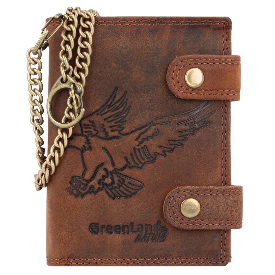Greenland Nature Billetera Montenegro de cuero RFID 9 cm