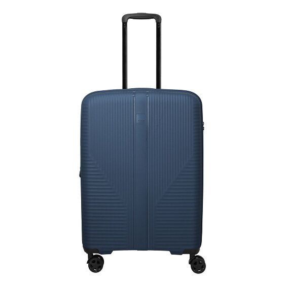 Travelite Air Stripe 4 ruedas Carrito M 66 cm con pliegue de expansión