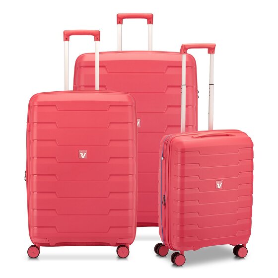 Roncato Skyline 2.0 4 ruedas Juego de maletas 3 piezas con pliegue de expansión