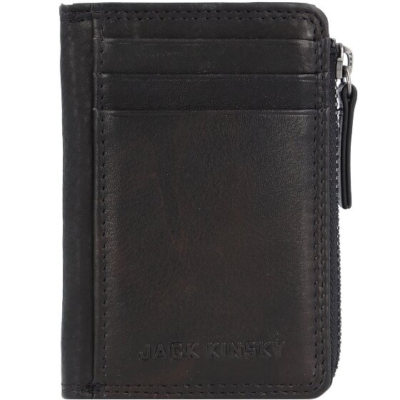 Jack Kinsky Estuche para tarjetas de crédito Brisbane de cuero RFID 7 cm