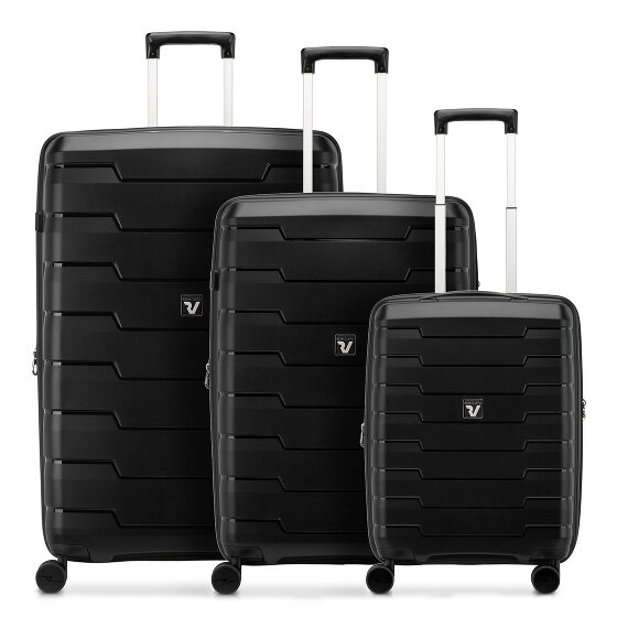 Roncato Skyline 2.0 4 ruedas Juego de maletas 3 piezas con pliegue de expansión