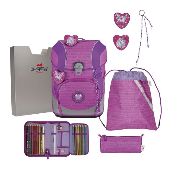 DerDieDas ErgoFlex Tiny Juego de mochilas escolares 6 piezas