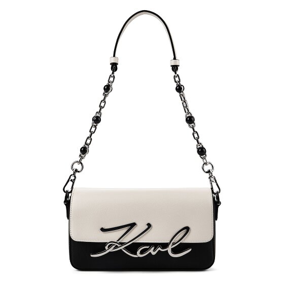 Karl Lagerfeld Signature 2.0 Bolsa de hombro Piel natural 22 cm