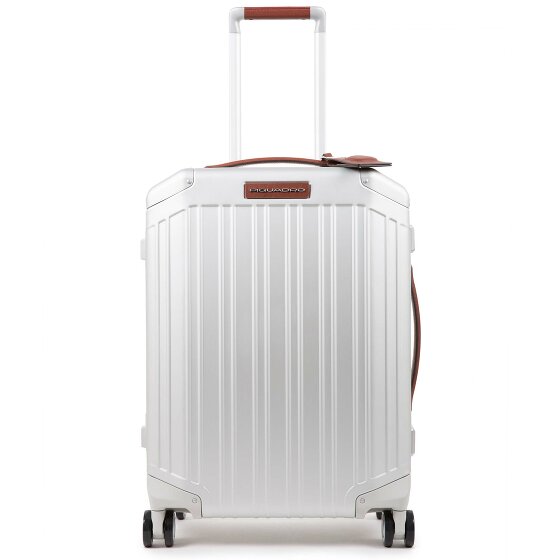 Piquadro Trolley cabina Alu 4 ruedas 55 cm