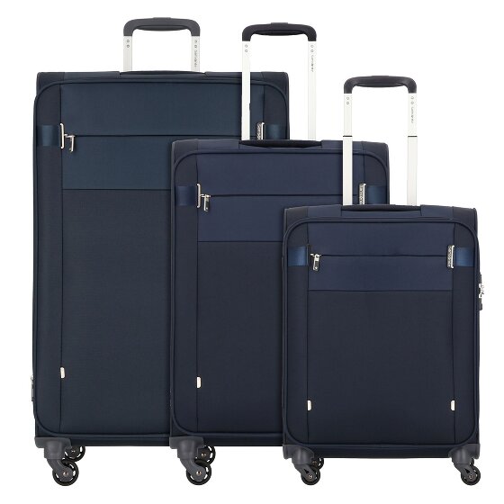 Samsonite Citybeat 4 ruedas Juego de maletas 3 piezas con pliegue de expansión