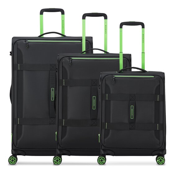 Roncato Norway 4 ruedas Set de maletas 3 piezas Con fuelle expandible