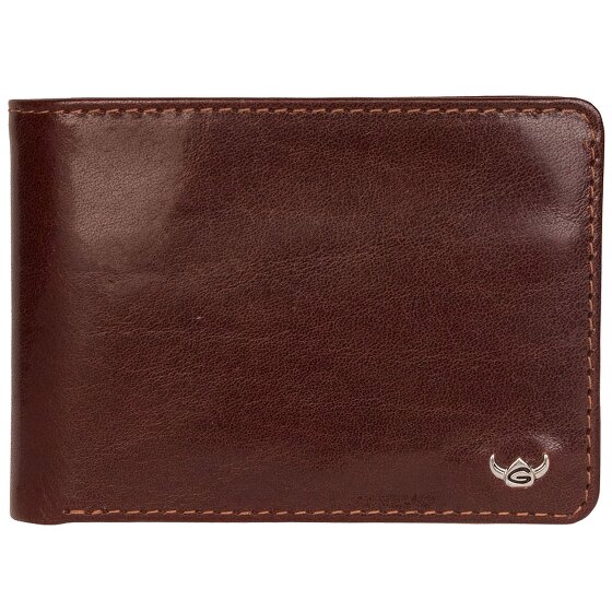 Golden Head Billetera Colorado de cuero RFID 10 cm