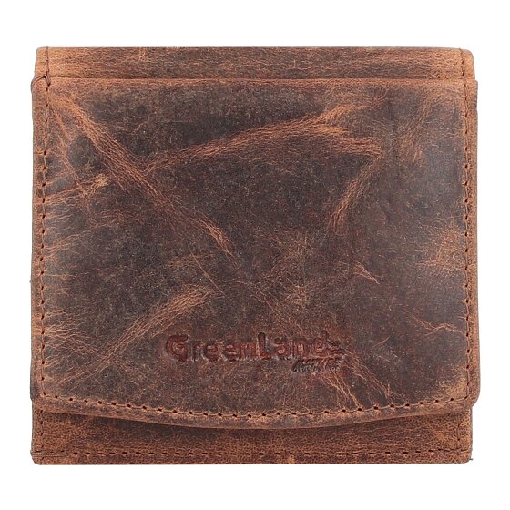 Greenland Nature Cartera Montana de cuero RFID 10 cm