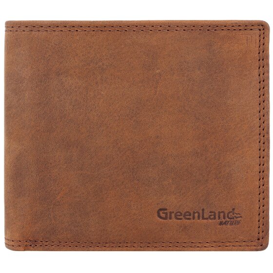 Greenland Nature Billetera Montenegro de cuero RFID 12 cm