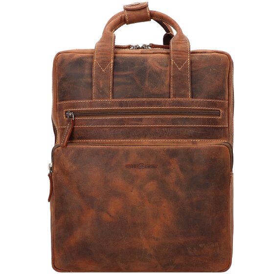 Greenburry Mochila Vintage Piel 38 cm Compartimento para portátil