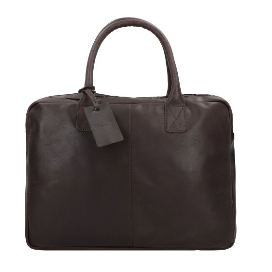 Burkely Maletín Taylor Vintage Piel 40 cm Compartimento para portátil