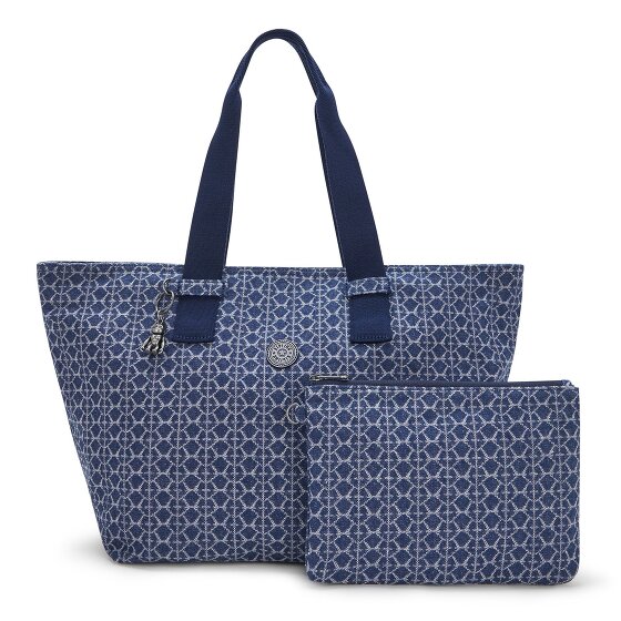 Kipling Denim Love Raaja Bolsa de compras 33 cm