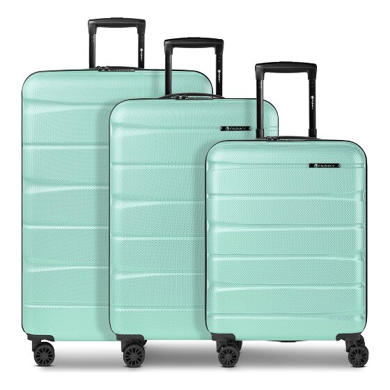 Franky Munich 4.0 4 ruedas Set de maletas 3 piezas Con asa expansible