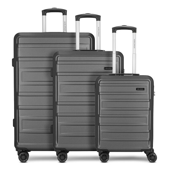 Worldpack New York 2.0 4 ruedas Juego de maletas 3 piezas