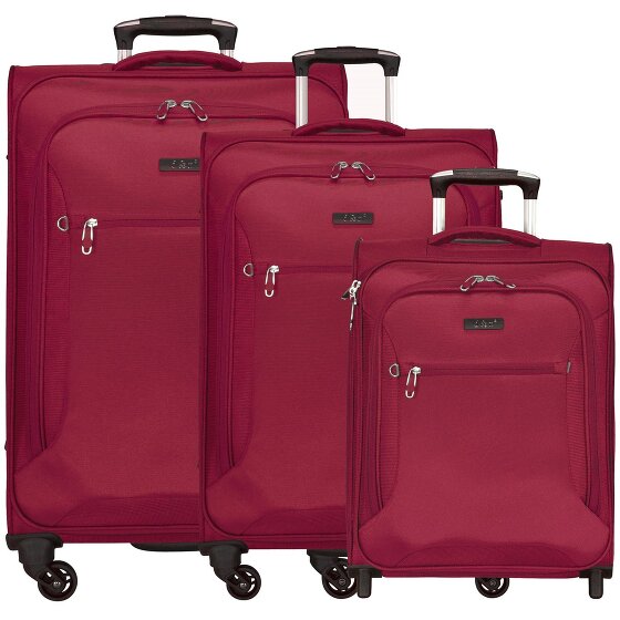 d&n Juego de maletas Travel Line 6400 de 2-4 rodillos 3pcs.