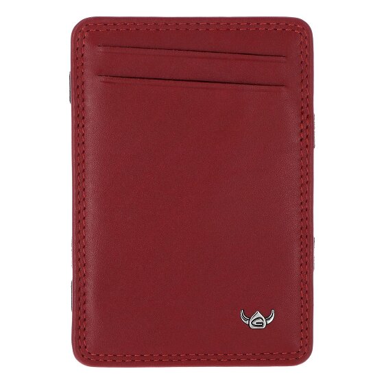 Golden Head Polo Estuche para tarjetas de crédito Bloqueo RFID Piel natural 7.5 cm