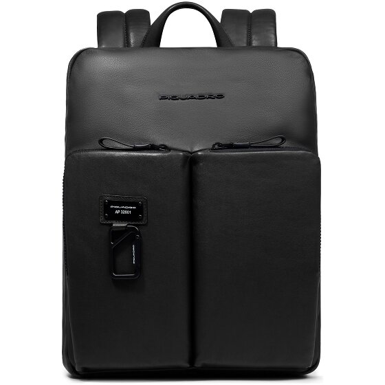 Piquadro Harper Mochila de día Piel 38 cm Compartimento para el portátil