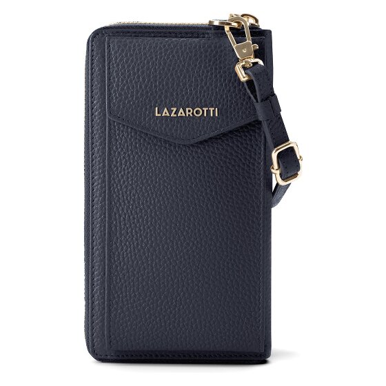 Lazarotti Bologna Cartera de piel con cremallera Funda para teléfono móvil Piel 19 cm
