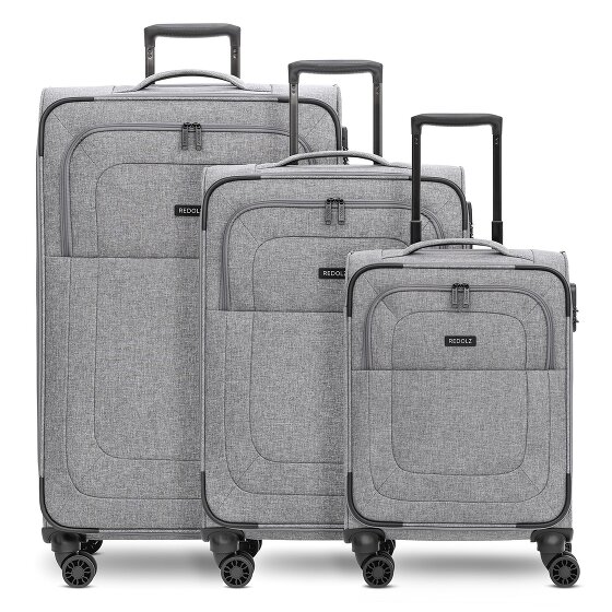 Redolz Essentials 12 THREE SET 4 ruedas Set de maletas 3 piezas Con fuelle expandible