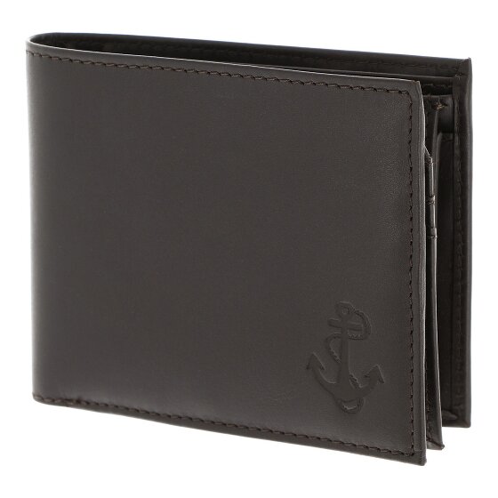 oxmox Leather Cartera Bloqueo RFID Piel natural 10 cm