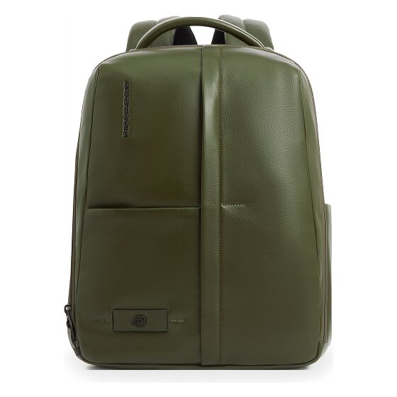 Piquadro Russell Mochila de negocios Protección RFID Piel 42 cm Compartimento para el portátil