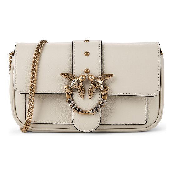 PINKO Love Pocket Bolsa de hombro Piel natural 20 cm