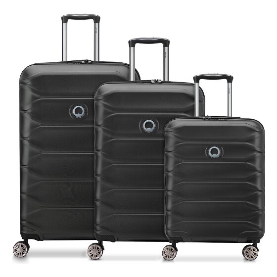 Delsey Paris Meteor 4 ruedas Set de maletas 3 piezas Con asa expansible