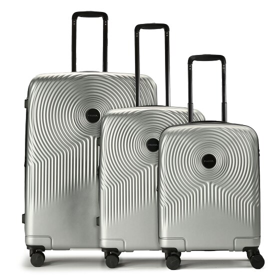 Gabol Radar 4 ruedas Juego de maletas 3 piezas con pliegue de expansión