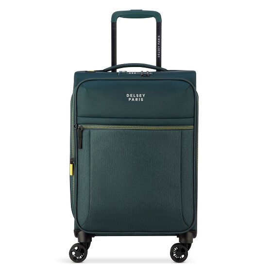 Delsey Paris Brochant 3 4 ruedas Carro de la cabina 55 cm con pliegue de expansión