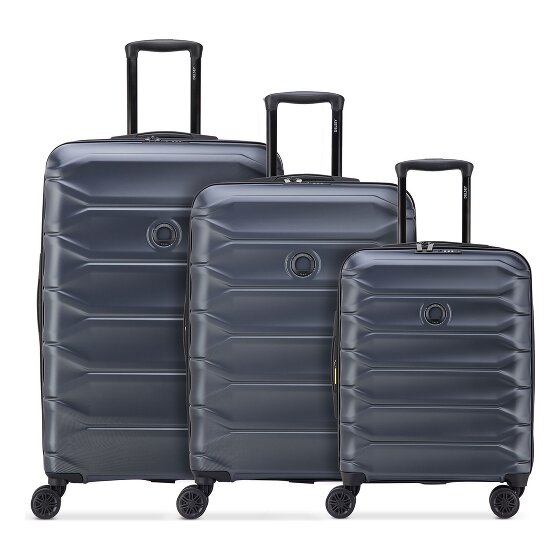 Delsey Paris Meteor 4 ruedas Set de maletas 3 piezas Con asa expansible