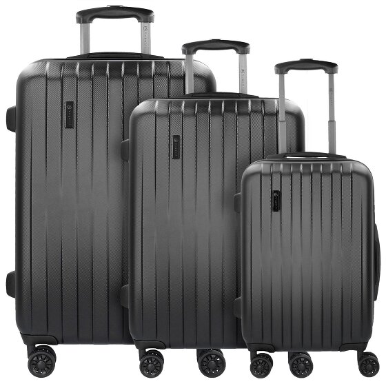 bugatti Lima 2.0 FL Juego de maletas de 4 ruedas 3pcs con ruedas dobles