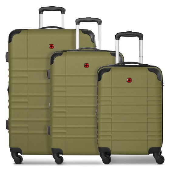 Wenger Amplar Evo 4 ruedas Set de maletas 3 piezas Con fuelle expandible