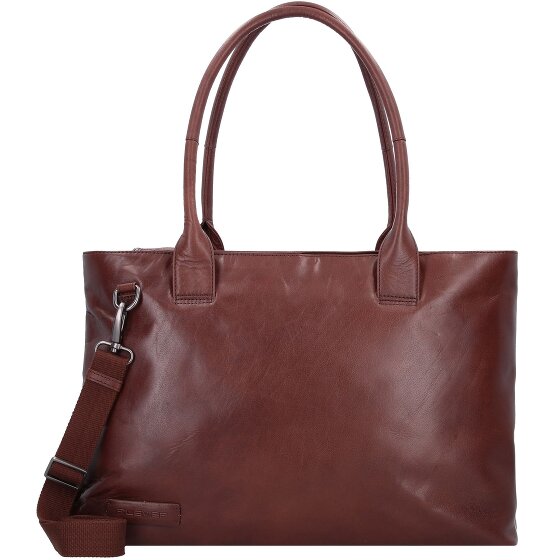 Plevier Rock Amber Bolsa de hombro Piel 43 cm Compartimento para el portátil