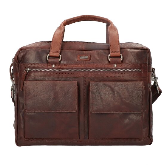 Spikes & Sparrow Maletín de piel 41 cm compartimento para portátil