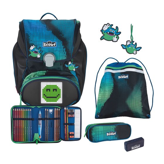 Scout Alpha Juego de mochilas escolares 5 piezas