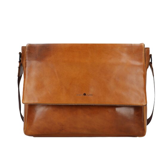 Greenburry Newport Mensajero Piel natural 35 cm