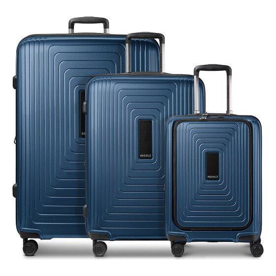 Redolz Essentials 14 4 ruedas Set de maletas 3 piezas Con fuelle expandible