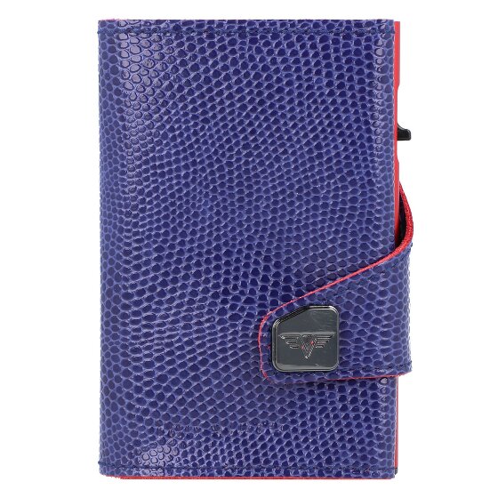 Tru Virtu Funda para tarjetas de crédito Click & Slide RFID Piel 6,5 cm