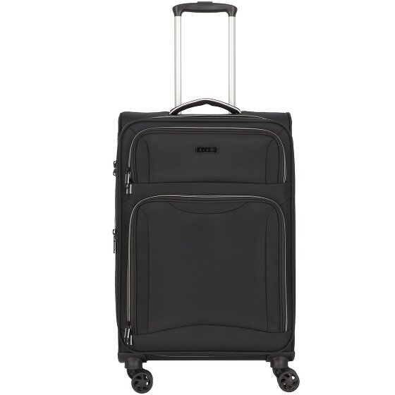 d&n Travel Line 9204 4 ruedas Carrito M 66 cm con pliegue de expansión