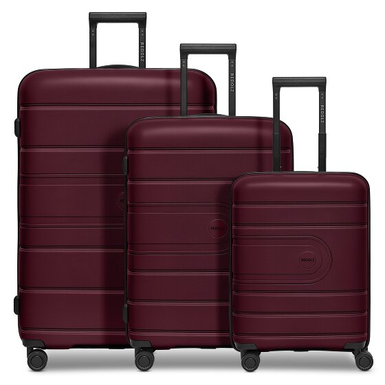 Redolz Essentials 11 4 ruedas Juego de maletas 3 piezas con pliegue de expansión