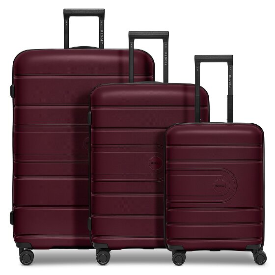 Redolz Essentials 11 4 ruedas Juego de maletas 3 piezas con pliegue de expansión