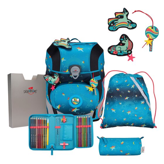 DerDieDas ErgoFlex Tiny LED Juego de mochilas escolares